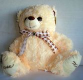 urso pelúcia fofo 25cm " love you" imp.