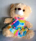 urso com vestido